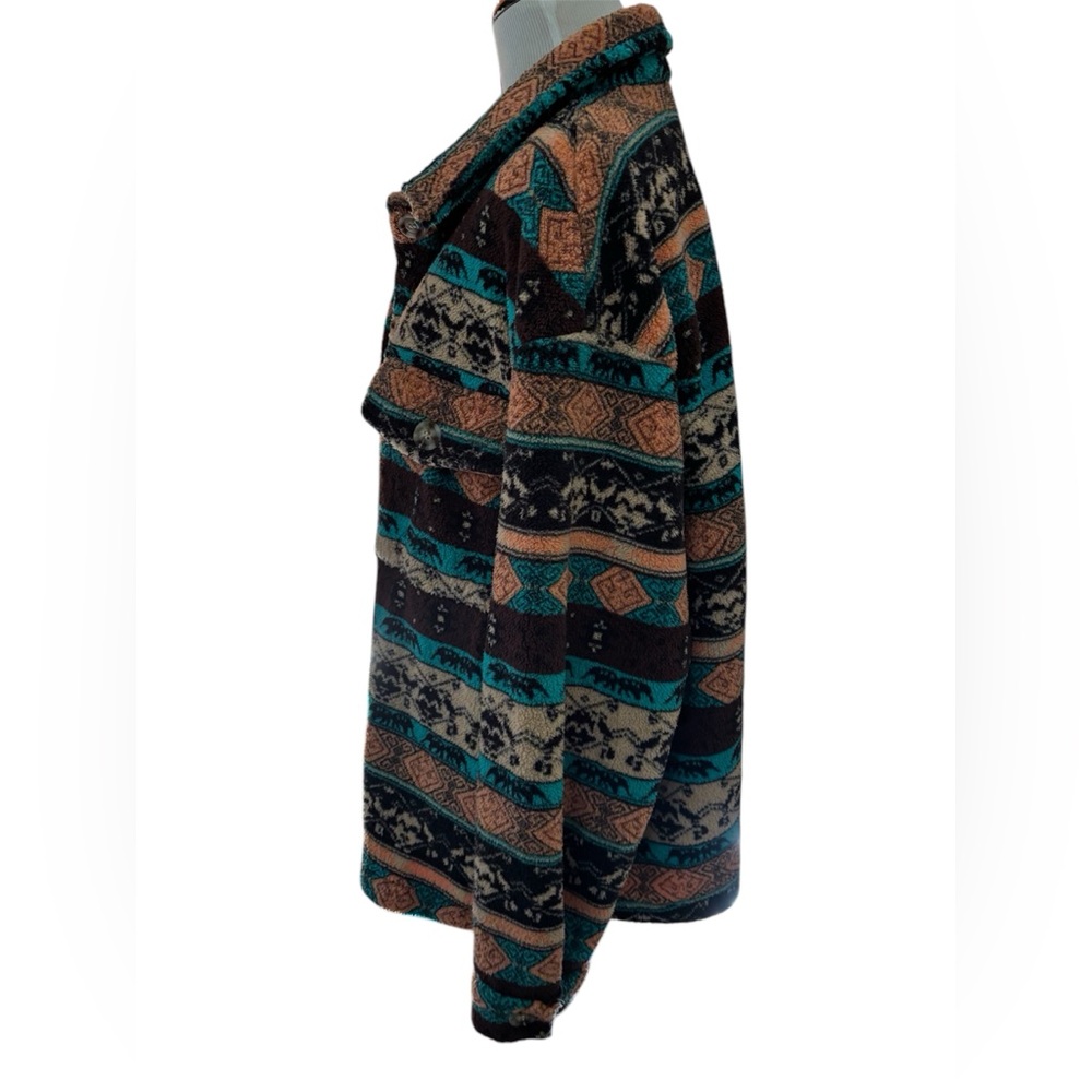 Patterned Women's Jacket - Multicolor - image 3